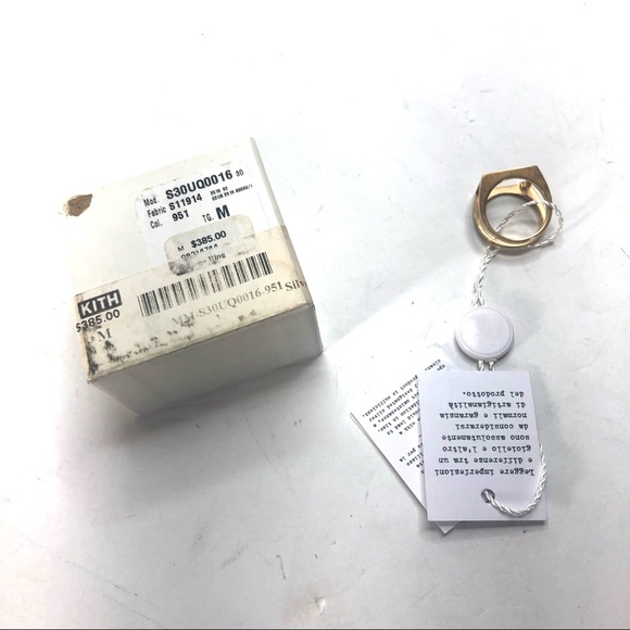Margiela KITH Cut Out Square Signet Ring NWT - Picture 5 of 5